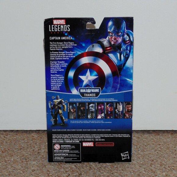2018 Hasbro Marvel Legends Quantum Suit Captain America MIB Brand New BAF Thanos - Picture 2 of 10